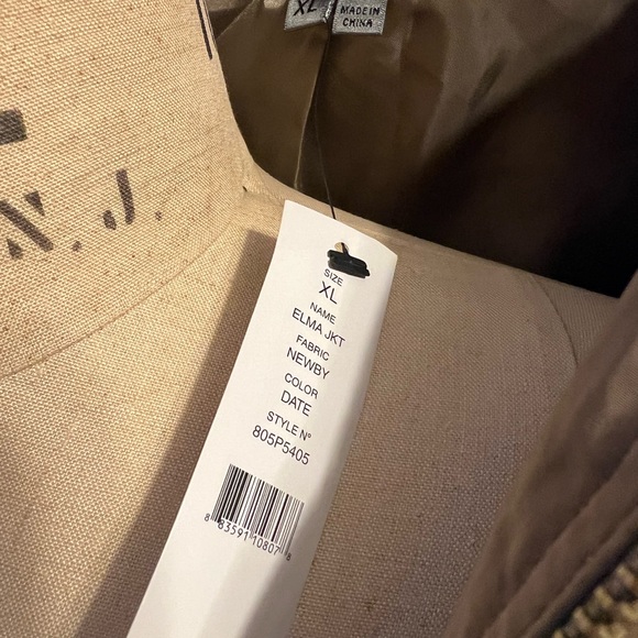 Premise XL Bomber Style Jacket Side Pockets Zip Front - Picture 8 of 10